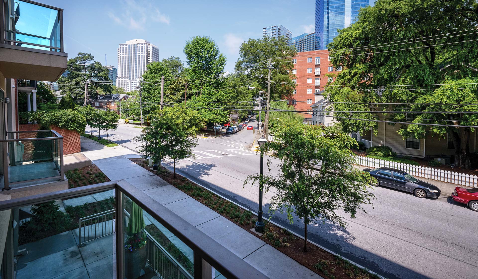 Apartments in Midtown Atlanta - 1045 on the Park Apartment Homes - Balcony View